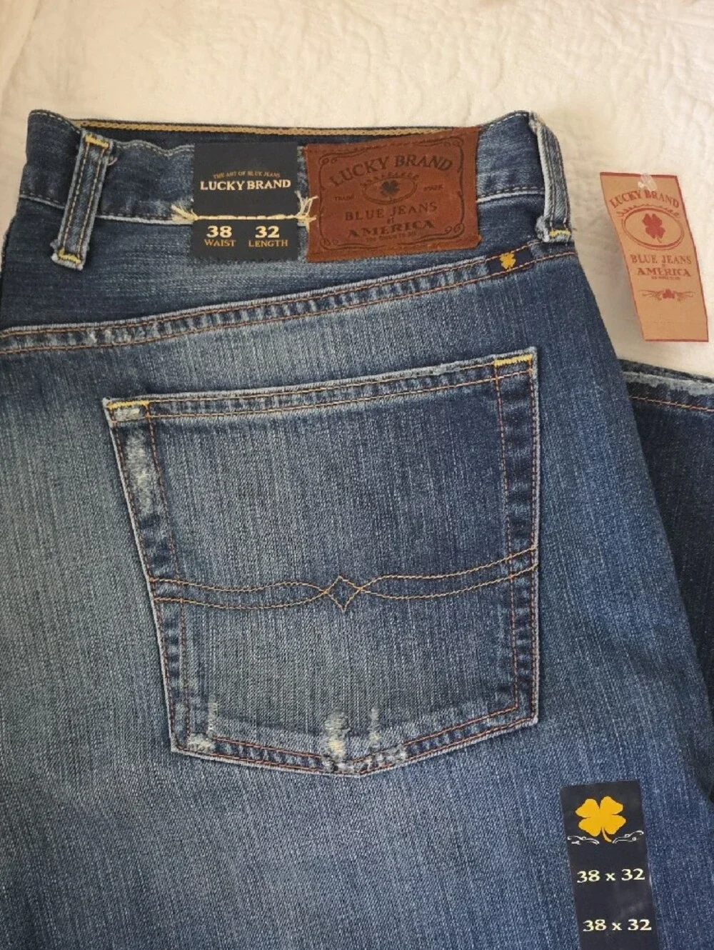 Lucky Brand Men's Bootcut Jeans in Medium Blue Wash
